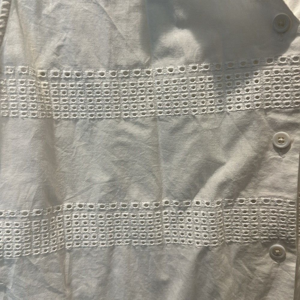 White Button Down L - Picture 3 of 3